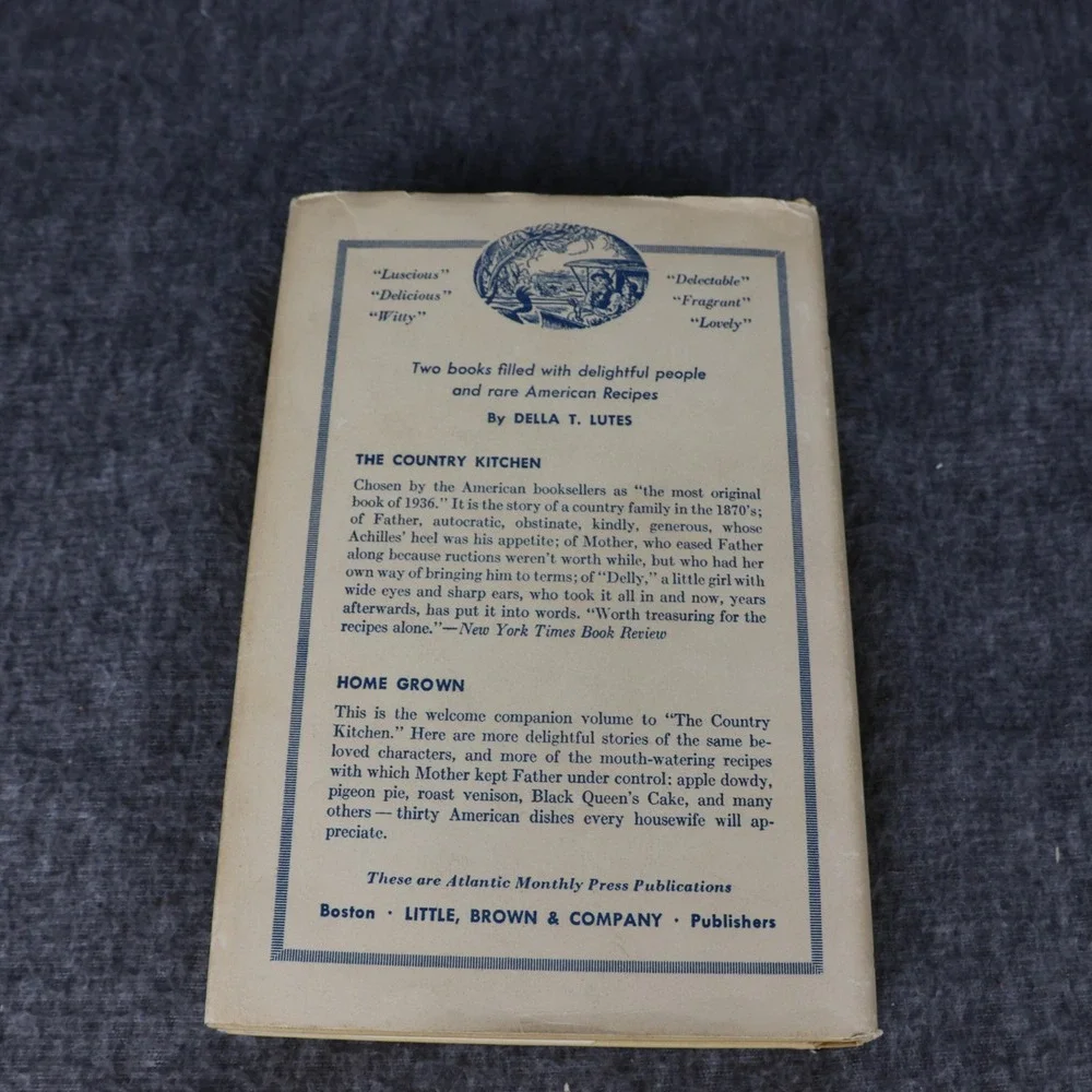 Vintage 1938 Millbrook Della T Lutes Blue HC DJ Little Brown USA Illustrated